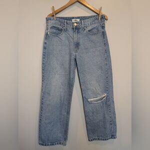 Just Black Denim Women's Size 29 High Rise Wide Leg Jeans - Light Blue